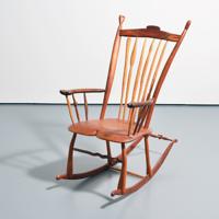 Tommy Simpson BUTTER HEARTS Craftsman Rocking Chair - Sold for $2,304 on 11-04-2023 (Lot 507).jpg